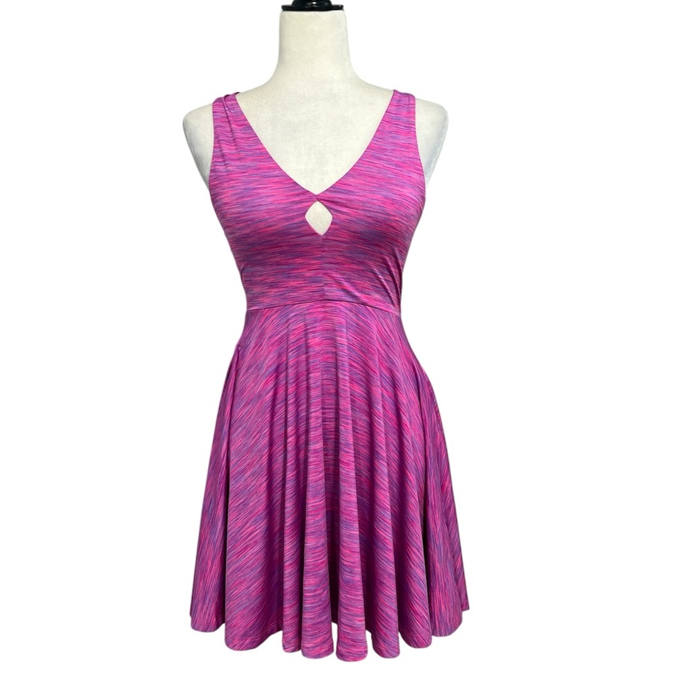 URBAN OUTFITTERS Silence + Noise Maya Spacedye Fit & Flare Dress